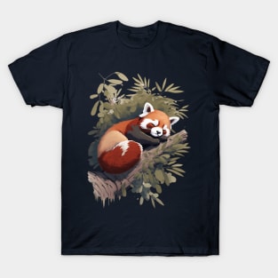 Sleeping Red Panda T-Shirt